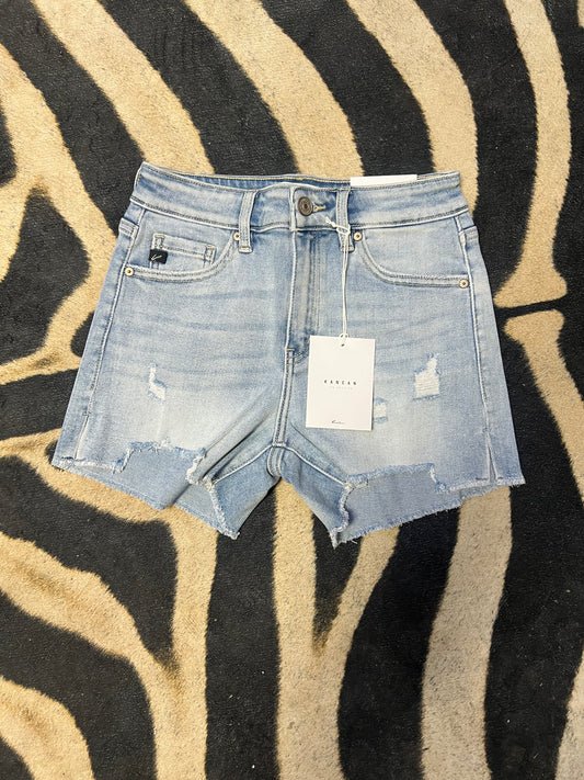 High Rise Mom Shorts- KanCan