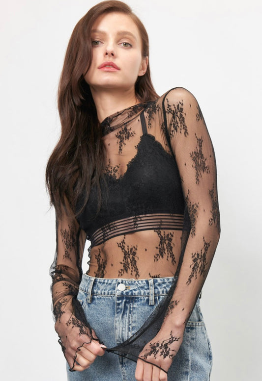 Newbury Lace Layering Top