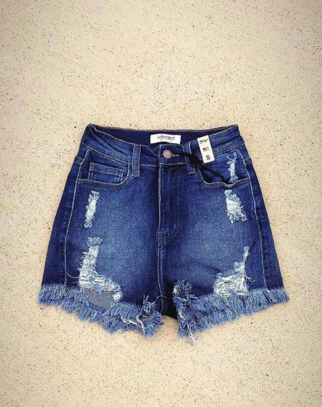 Distressed shorts